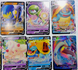 Nintendo Pokemon Japanese Pocket Monster Card Game Lot 15 Cards V-Max Basic & 1 - Image 5