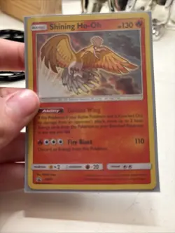 Shining Ho-Oh Pokemon Card SM70 Promo Holo Rare Pokemon TCG Ungraded - Image 1