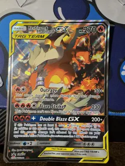 Reshiram & Charizard GX Tag Team Pokemon Card HP 270 GET NIW FOR CHEAP!!!🔥 - Image 1
