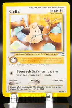 Pokemon TCG Card - Cleffa 20/111 Neo Genesis Rare Vintage - Image 1