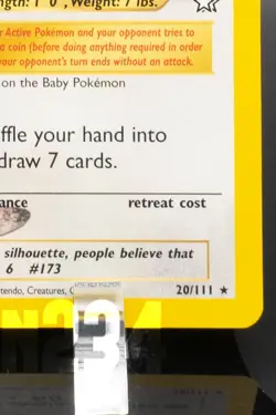 Pokemon TCG Card - Cleffa 20/111 Neo Genesis Rare Vintage - Image 5