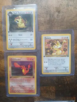 1st Edition Team Rocket 3 Card Lot - Pokemon TCG - Image 1