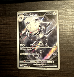 Steelix 150/132 Me01: Mega Evolution Holo Pokemon Card - MINT! EYE APPEAL - Image 1