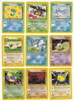 Pokemon Neo Genesis COMPLETE SET Common Vintage WOTC 35 Card Lot MP-NM - Image 3