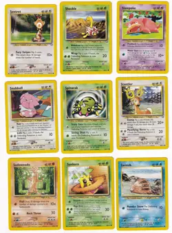 Pokemon Neo Genesis COMPLETE SET Common Vintage WOTC 35 Card Lot MP-NM - Image 4