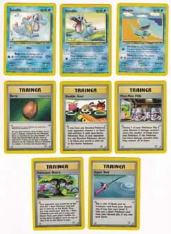 Pokemon Neo Genesis COMPLETE SET Common Vintage WOTC 35 Card Lot MP-NM - Image 5