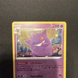 Pokemon Gengar SWSH052 Sword & Shield Promo Cards Holo With Swirl - Image 2
