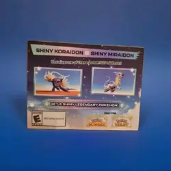Shiny Koraidon Or Shiny Miraidon Code Card - Image 1