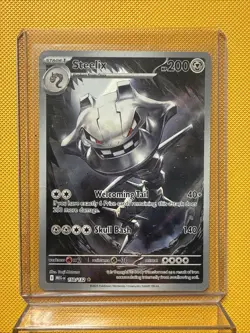 Steelix 150/132 Mega Evolution Illustration Rare Holo - Pokemon Card - Mint - Image 1