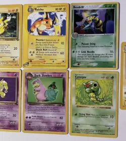 Vintage Pokemon Card Lot Of 7 Various Sets Shadowless E Reader Holo WOTC - Image 4