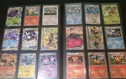 Pokemon Card Binder Collection Mega EX GX Gold Vintage BW Japanese Lot - Image 2