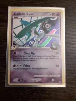 Pokemon TCG Gallade E4 Rising Rivals Holo Rare Card 20/111 Exclusive Cosmos - Image 3