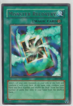 YUGIOH! MONSTER RECOVERY CARD - UNLIMITED EDITION NM - PSV-066(X1) - FREE UK P&P - Image 1