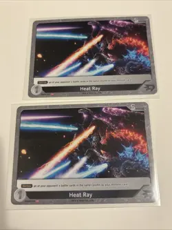 Godzilla Trading Card Game Heat Ray Promo 2025 ESD01-016 PR x2 Toho NM - Image 1