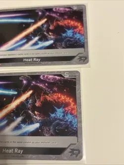 Godzilla Trading Card Game Heat Ray Promo 2025 ESD01-016 PR x2 Toho NM - Image 3