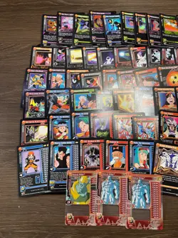 DBZ GT CCG Lot Vegeta, Cell, Bulla Holos Foils rares and promos vintage cards - Image 5