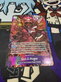 ONE PIECE Card Gol D Roger SR Alt Art OP13-064 Carrying on His Will English - Image 1