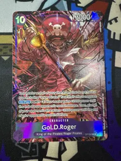 ONE PIECE Card Gol D Roger SR Alt Art OP13-064 Carrying on His Will English - Image 2