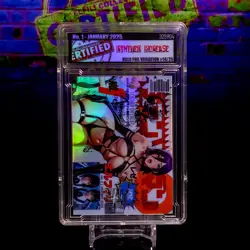 Reze Waifu Card Serial #14/25 LIMITED RELEASE Encased Custom Holo SLAB Mag CSM - Image 3