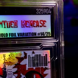 Reze Waifu Card Serial #14/25 LIMITED RELEASE Encased Custom Holo SLAB Mag CSM - Image 4