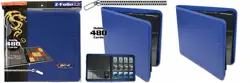 12-Pocket Z-Folio LX Trading Card Albums, Blue - Image 1