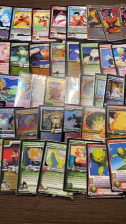DBZ CCG Lot Gohan, Vegeta, Piccolo Holos Foils rares and promos vintage cards - Image 2