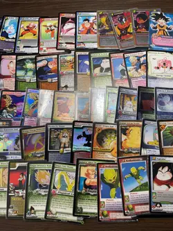 DBZ CCG Lot Gohan, Vegeta, Piccolo Holos Foils rares and promos vintage cards - Image 4