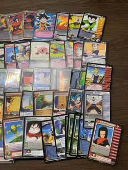 DBZ CCG Lot Gohan, Vegeta, Piccolo Holos Foils rares and promos vintage cards - Image 5