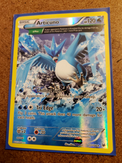 2015 TCG POKEMON ARTICUNO Basic XY Roaring Skies (ROS) Reverse Holo RARE Card NP - Image 1
