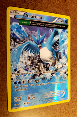 2015 TCG POKEMON ARTICUNO Basic XY Roaring Skies (ROS) Reverse Holo RARE Card NP - Image 2