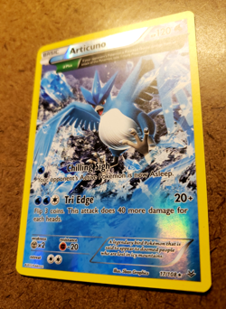 2015 TCG POKEMON ARTICUNO Basic XY Roaring Skies (ROS) Reverse Holo RARE Card NP - Image 3