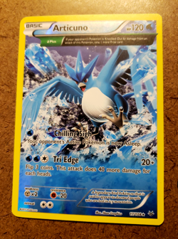 2015 TCG POKEMON ARTICUNO Basic XY Roaring Skies (ROS) Reverse Holo RARE Card NP - Image 4