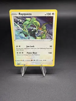 Rayquaza 2025 McDonald’s Pokemon Dragon Discovery Card 14/15 Pack Fresh - Image 1