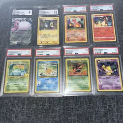 Lot Of 8 Graded Pokemon Cards, Charizard, 4 PSA 9, 2 PSA 7, CGC 9, CGC 10 - Image 2