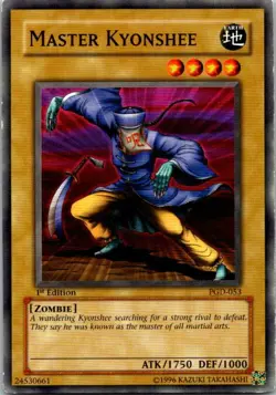 Master Kyonshee PGD-053 Yu-Gi-Oh! Card Light Play 1st Edition - Image 1