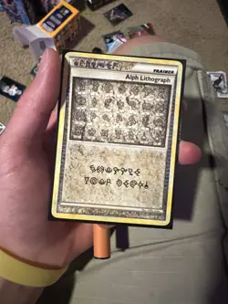 Pokemon Alph Lithograph HeartGold SoulSilver Rare TCG Card 2010 - Image 1