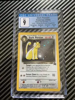 Dark Persian Black Star Promo 17 Pokemon TCG Card - Image 1