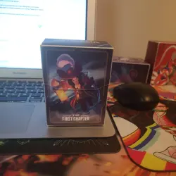 Disney LORCANA: FIRST CHAPTER TCG CAPTAIN HOOK 80-Card DECK BOX * used - Image 1