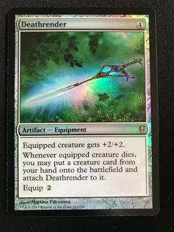 Deathrender FOIL - Conspiracy CNS Rare NM/M MTG - Image 3
