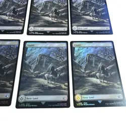 10 Wastes Land Lot 5 FOIL / 5 NON 0309 Magic the Gathering MTG Final Fantasy NM - Image 1