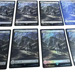 10 Wastes Land Lot 5 FOIL / 5 NON 0309 Magic the Gathering MTG Final Fantasy NM - Image 2