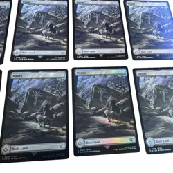 10 Wastes Land Lot 5 FOIL / 5 NON 0309 Magic the Gathering MTG Final Fantasy NM - Image 3