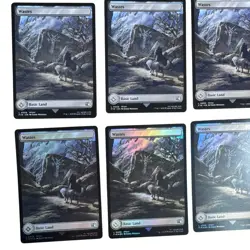 10 Wastes Land Lot 5 FOIL / 5 NON 0309 Magic the Gathering MTG Final Fantasy NM - Image 5