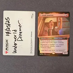MTG Magicon Atlanta 2025 Spider-Man Promo J. Jonah Jameson Foil Extended Art NM - Image 1