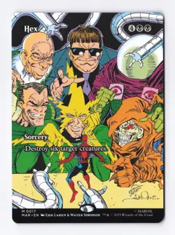 Hex (Borderless) 0017 (M) MTG Spider-Man Marvel Universe Eternal-Legal (MAR) - Image 1