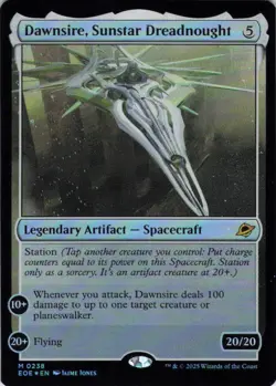 MTG Dawnsire, Sunstar Dreadnought (238) | NM Foil | Edge of Eternities {EOE} - Image 2