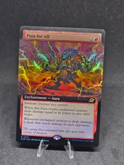 MTG Pain for All 0337 Edge of Eternities Extended Art Foil Rare NM - Image 1