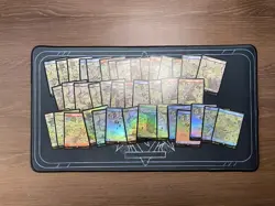 MTG Magic Gathering LoTR Lord ot Rings Lands lot, Foil and NonFoil, NM full art - Image 1