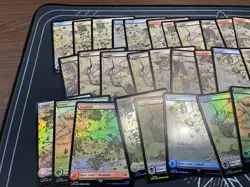 MTG Magic Gathering LoTR Lord ot Rings Lands lot, Foil and NonFoil, NM full art - Image 3