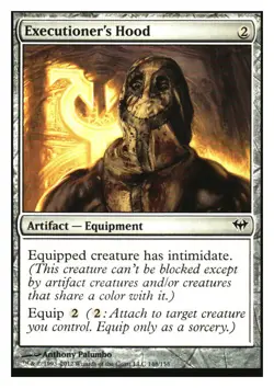 Executioner's Hood Dark Ascension MTG - NM+ - Image 1